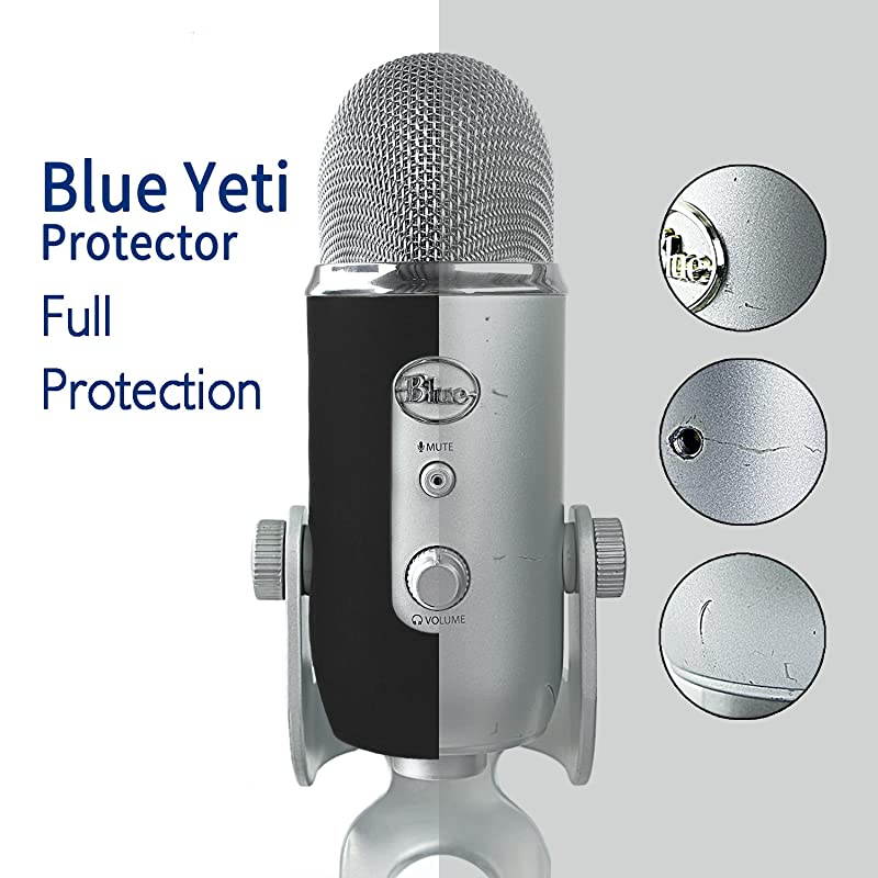 Blue Yeti Windscreen Cover Suit Microphone Pop Filter Dust Cover for Blue Yeti USB Microphone