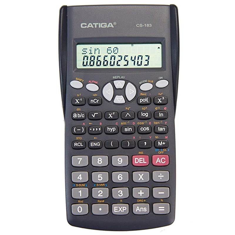 CS-183 2-Line LCD Display Scientific Calculator - Suitable for School and Business