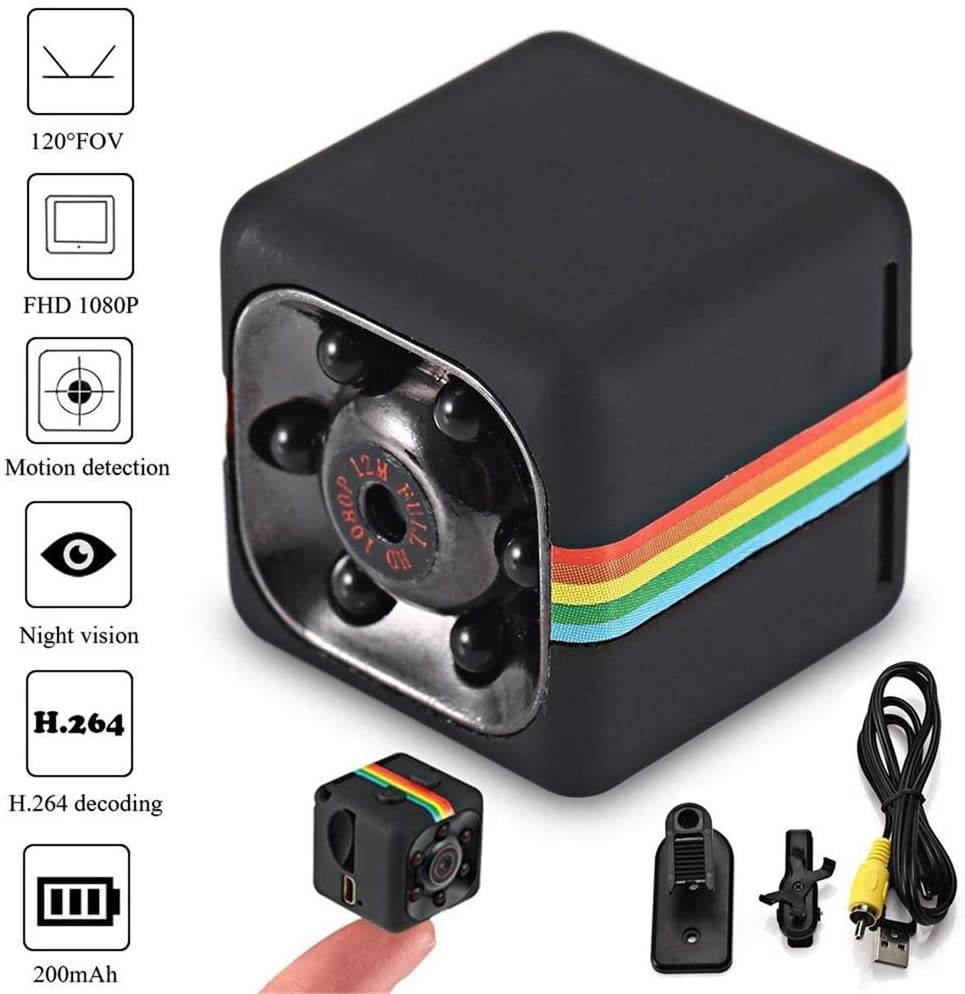 Mini Camera HD 1080P Sensor Night Vision Camcorder Motion DVR Micro Camera Sport DV Video Small Camera Cam SQ 11