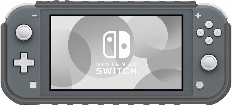 Hori Nintendo Switch Lite Hybrid System Armor TPU Case Officially Licensed by Nintendo - Gray