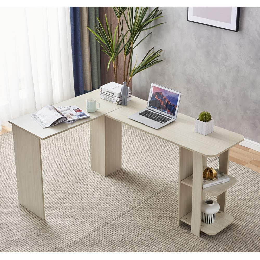 Lifetech Computer Desk 43.3" Modern Study Writing Desk for Home Office Simple Small Desk for Small Spaces, Black