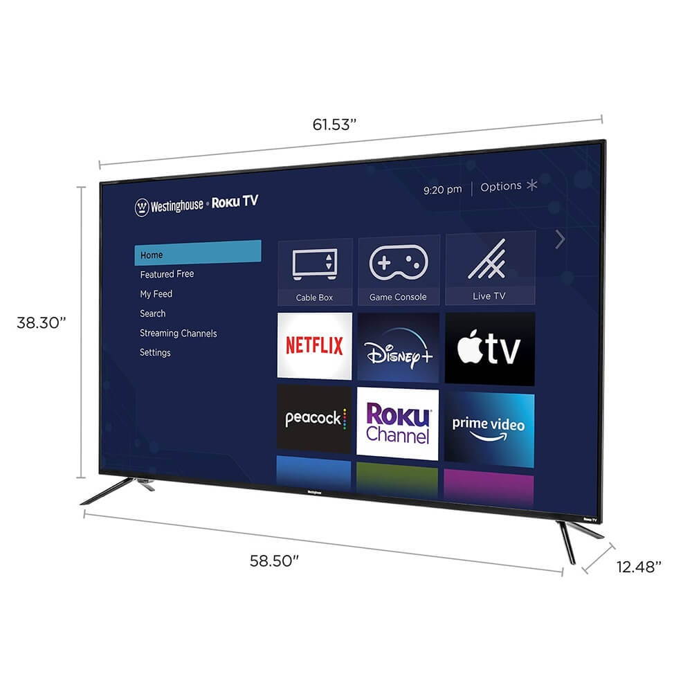Westinghouse WR70UX4200 70 inch UX Series 4K Ultra HD Smart Roku TV with HDR 10