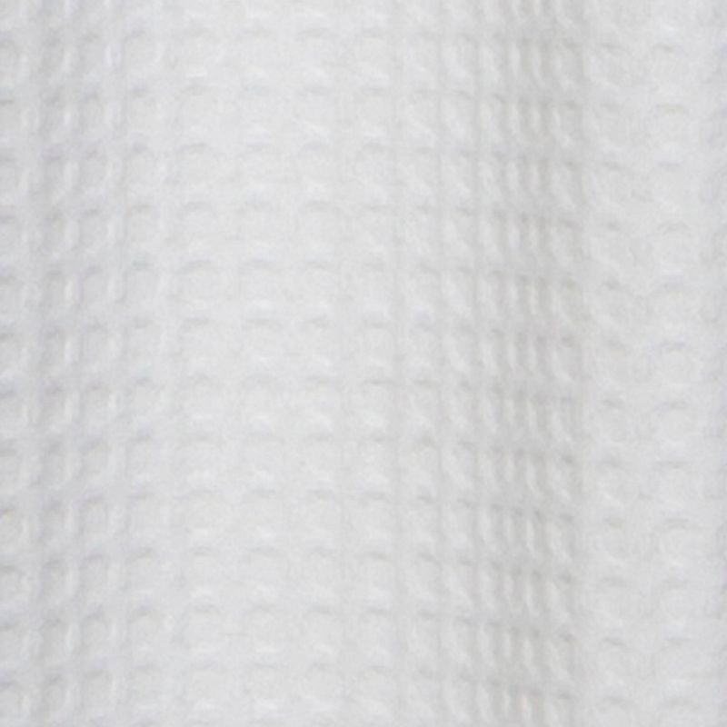 Belgian Waffle Shower Curtain White - Moda at Home