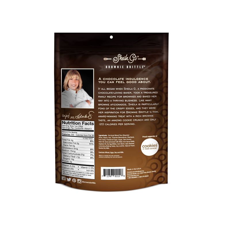 Sheila G's Chocolate Chip Brownie Brittle - 2.75oz