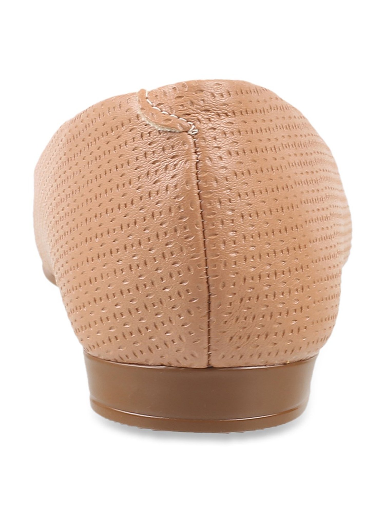 J. Fontini by Mochi Women's Peach Flat Ballets