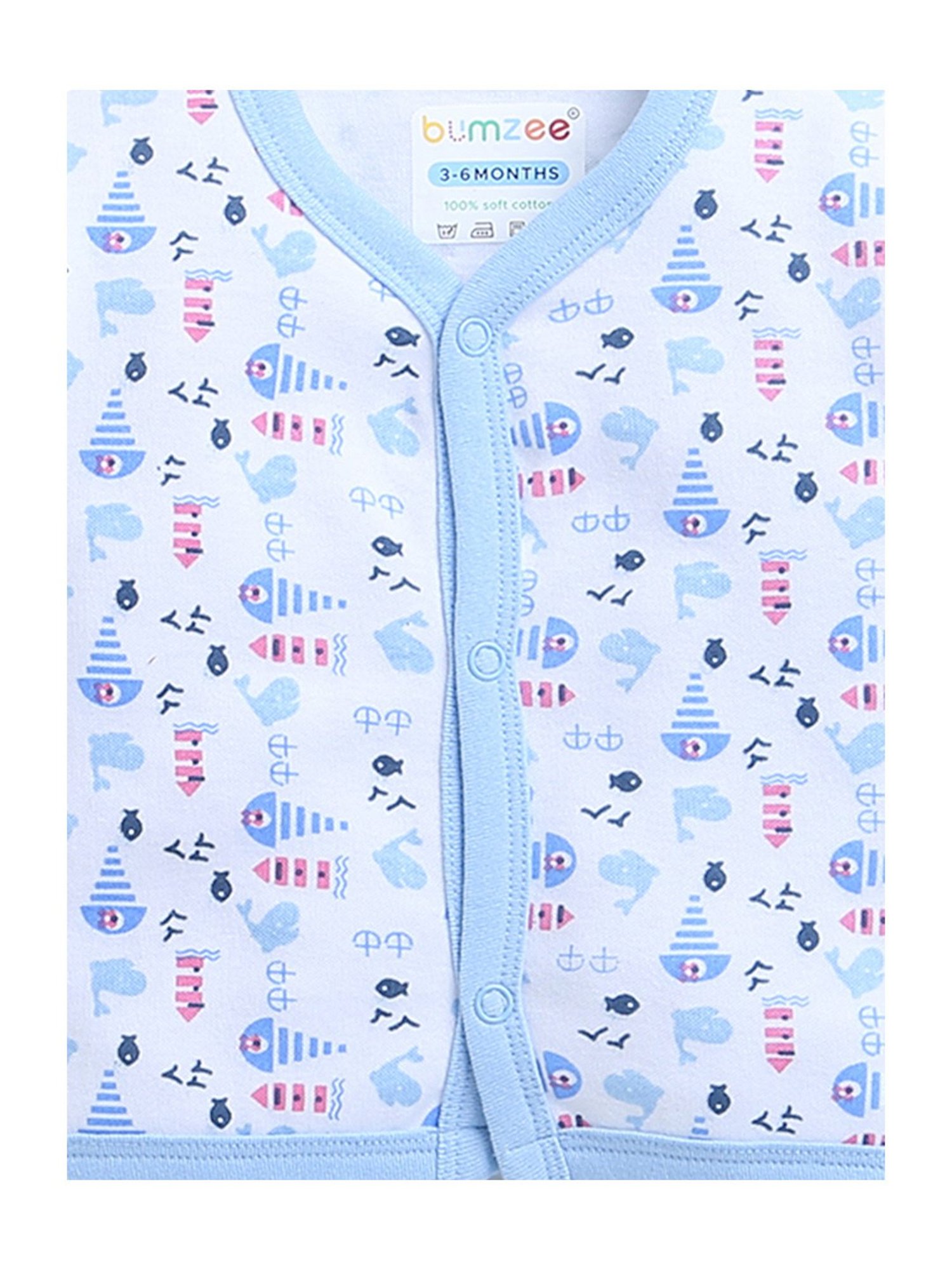 Ed-a-Mamma Baby Green Printed T-Shirt