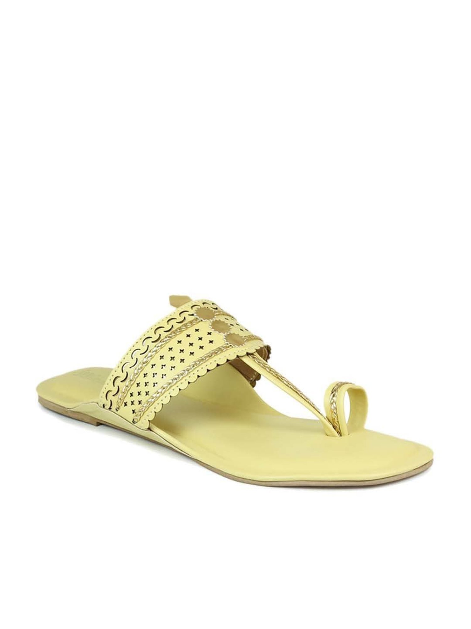 Truffle Collection Women's Golden Flat Ballets