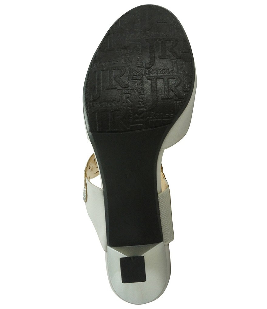 J. Renee Francie Satin Rhinestone Embellished Slides