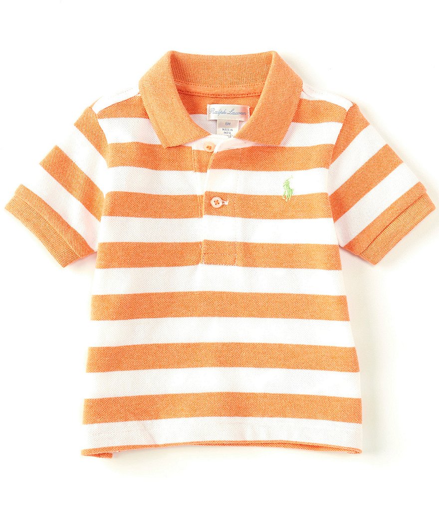 Edgehill Collection Baby Boys 3-24 Months Stripe Short Sleeve Woven Button Down Shirt