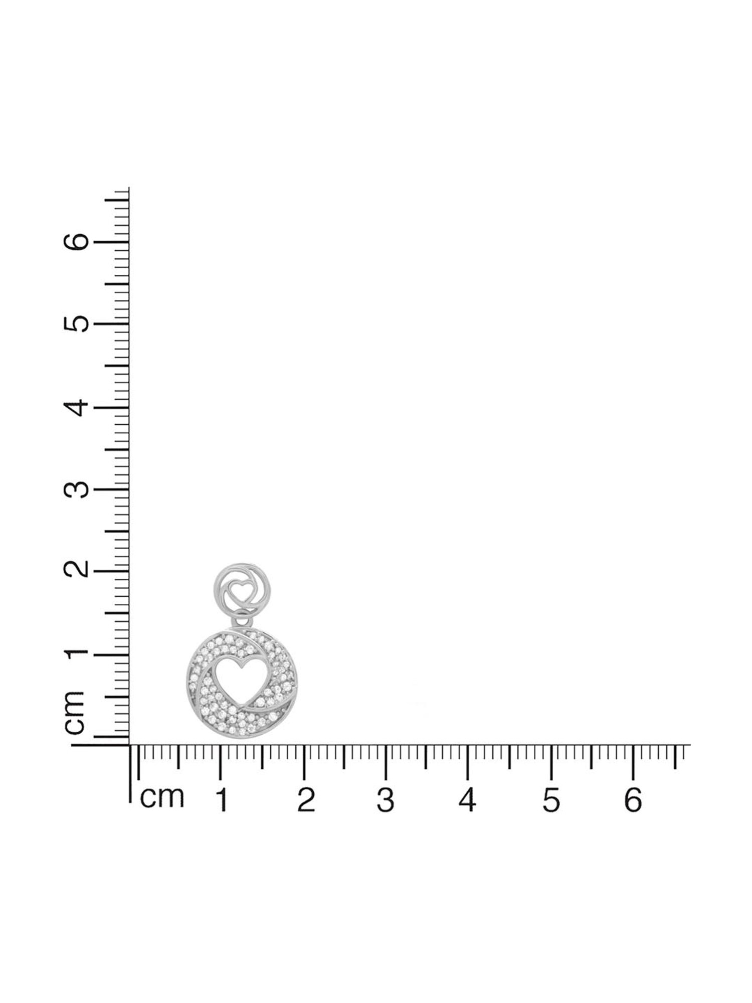 Anayra 92.5 Sterling Silver Pendant with Chain for Women