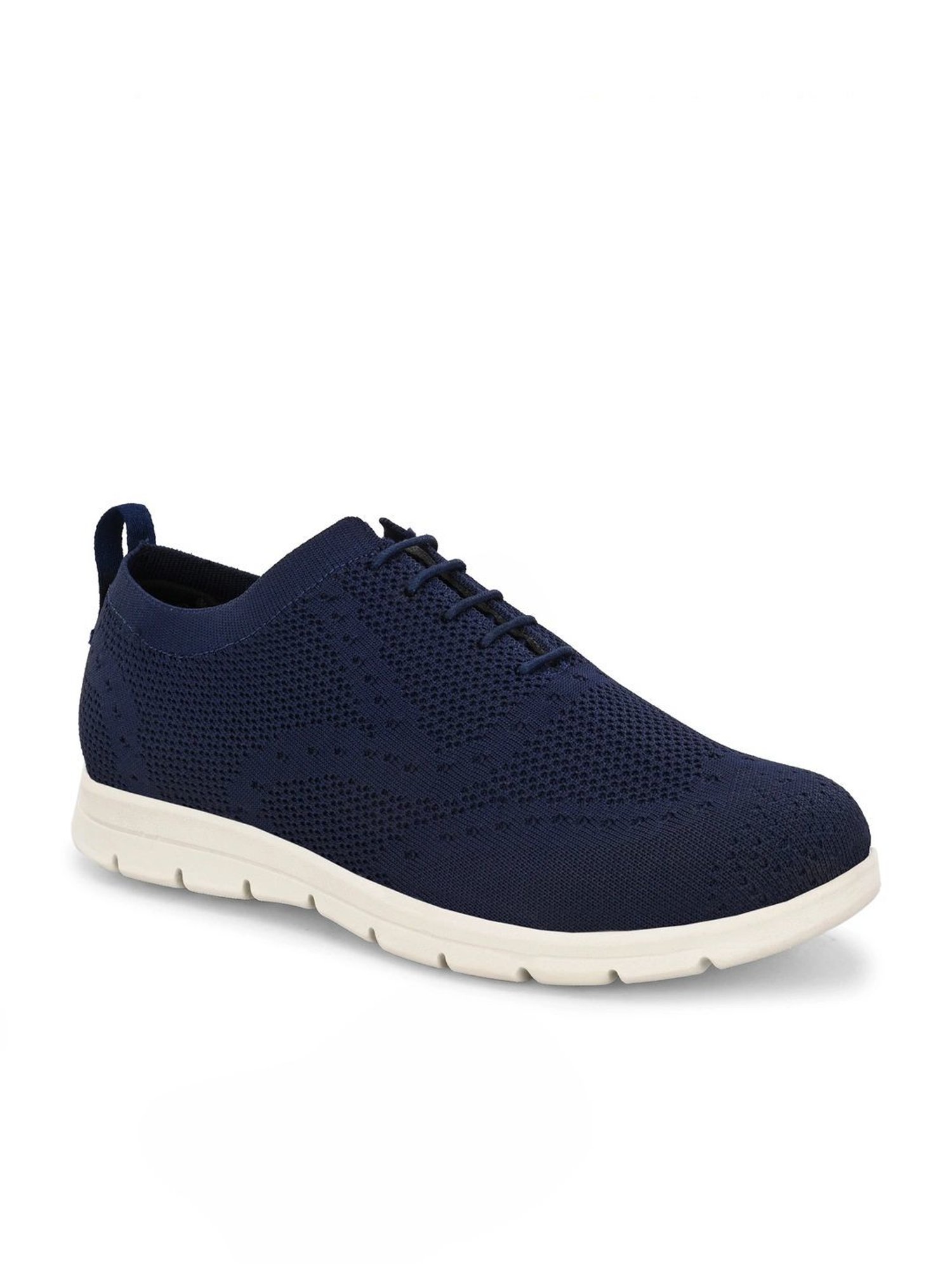 Hoversole Men's Lane Navy Brogue Shoes
