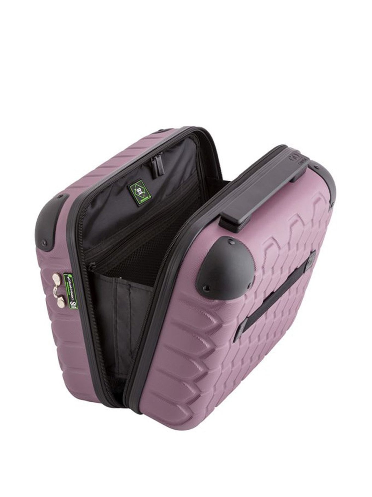 Carpisa Gotech Mauve Polycarbonate Textured Beauty Case
