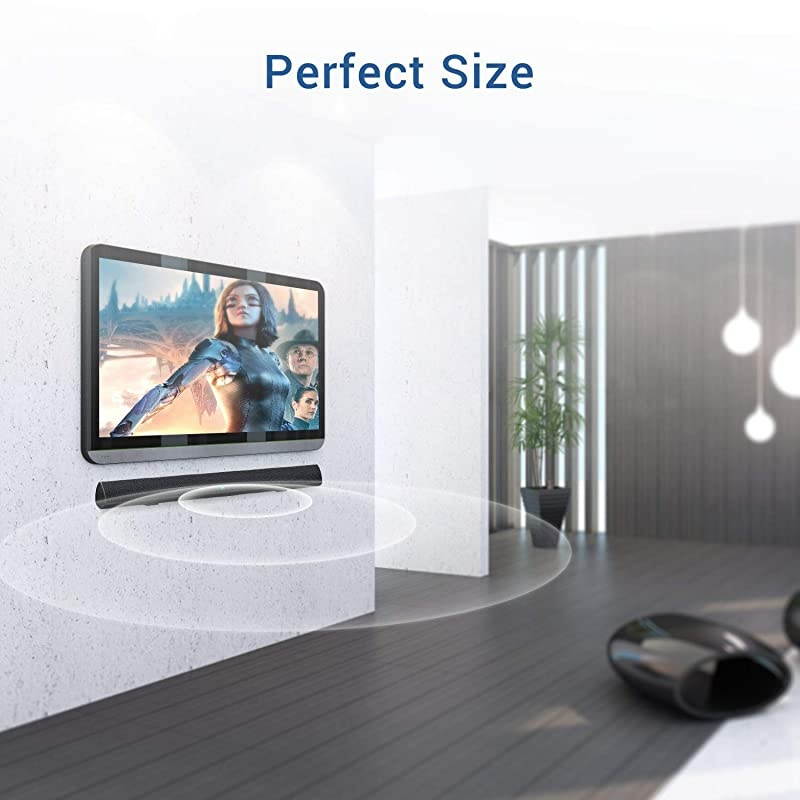 bar Bestisan bar Wired and Wireless Bluetooth 50 Speaker for TV 28 Inches Optical Cable Included DSP Bass Adjustable Wall Mountable
