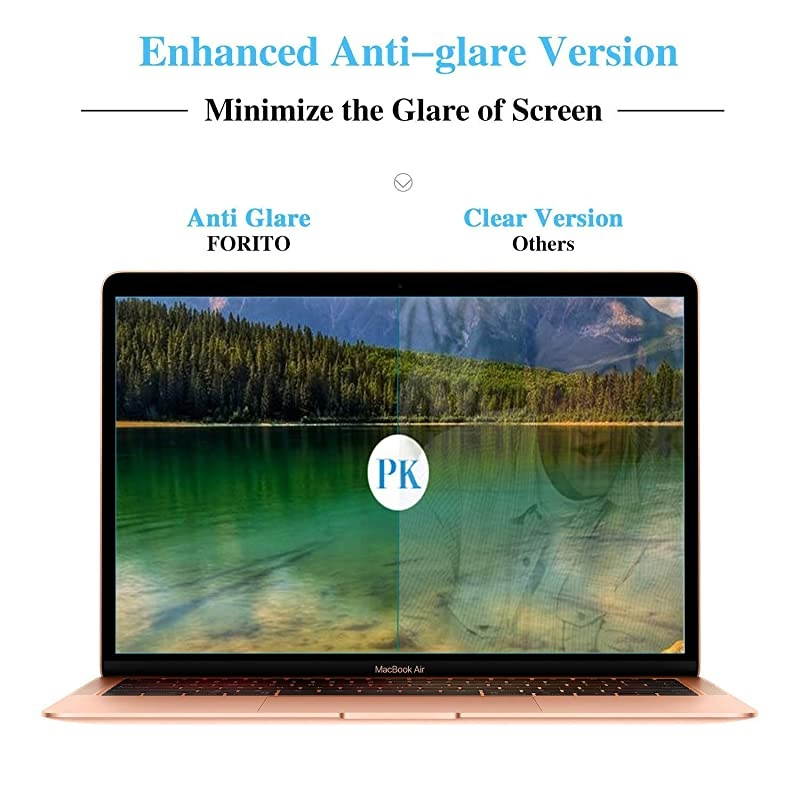 Pack Anti Glare Screen Protector Compatible with 00018 Released MacBook Air 13 with Touch ID Version A193A179 Matte