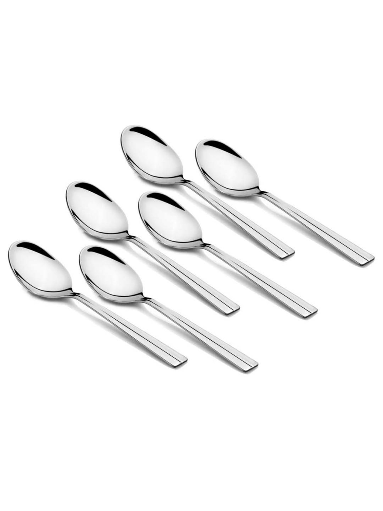 FnS Nile Silver Stainless Steel Cutlery - Set of 24