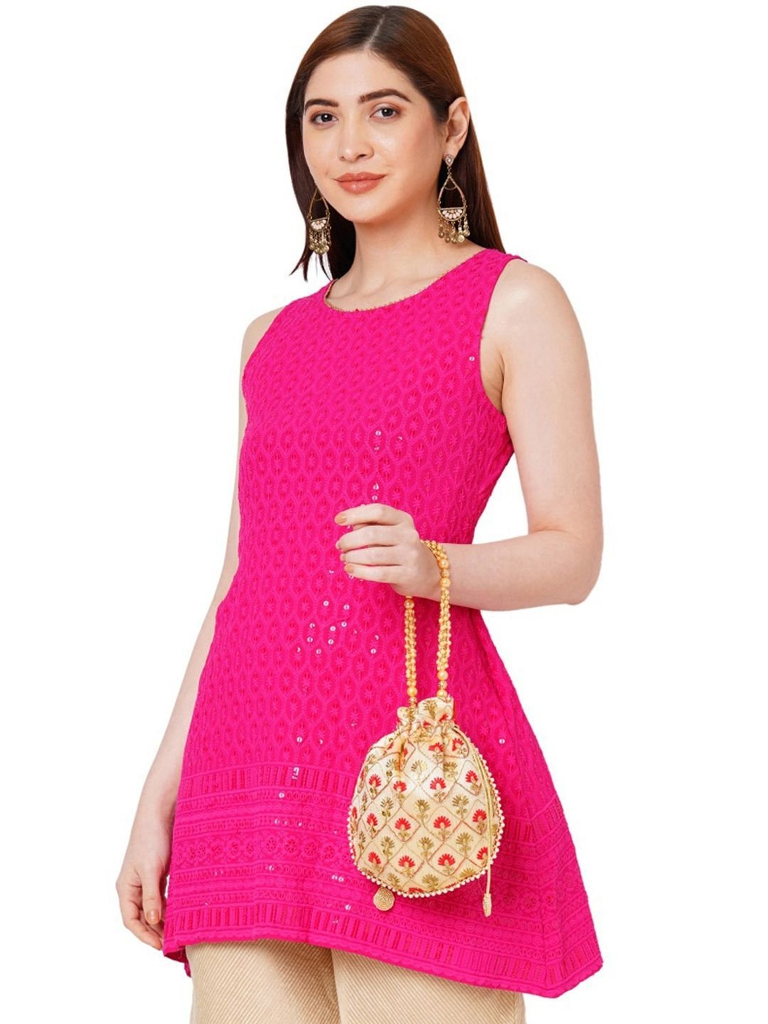 Call It Spring Silver Embellished Potli