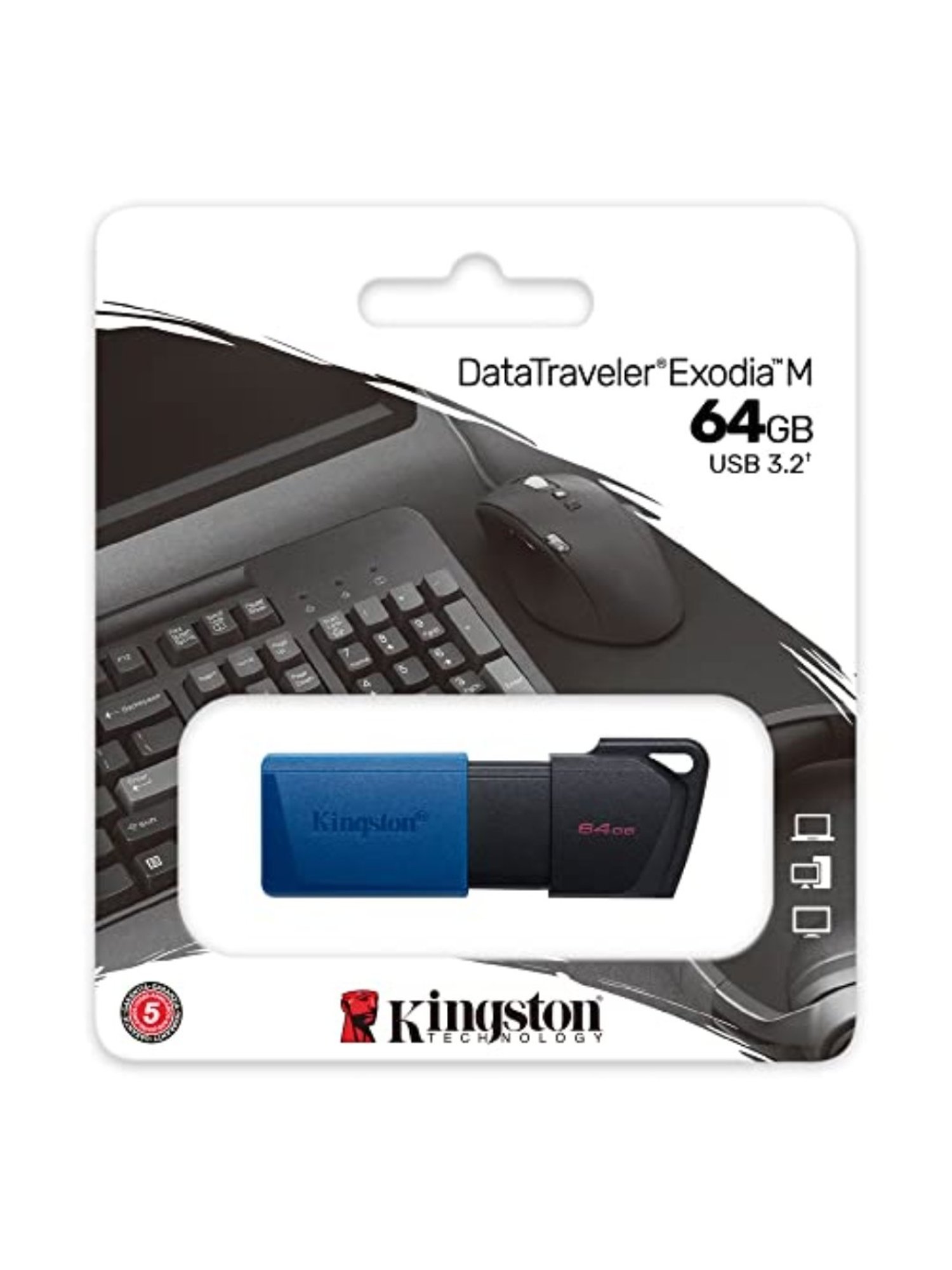 HP V222W 64 GB USB 2.0 Flash Drive (Silver)