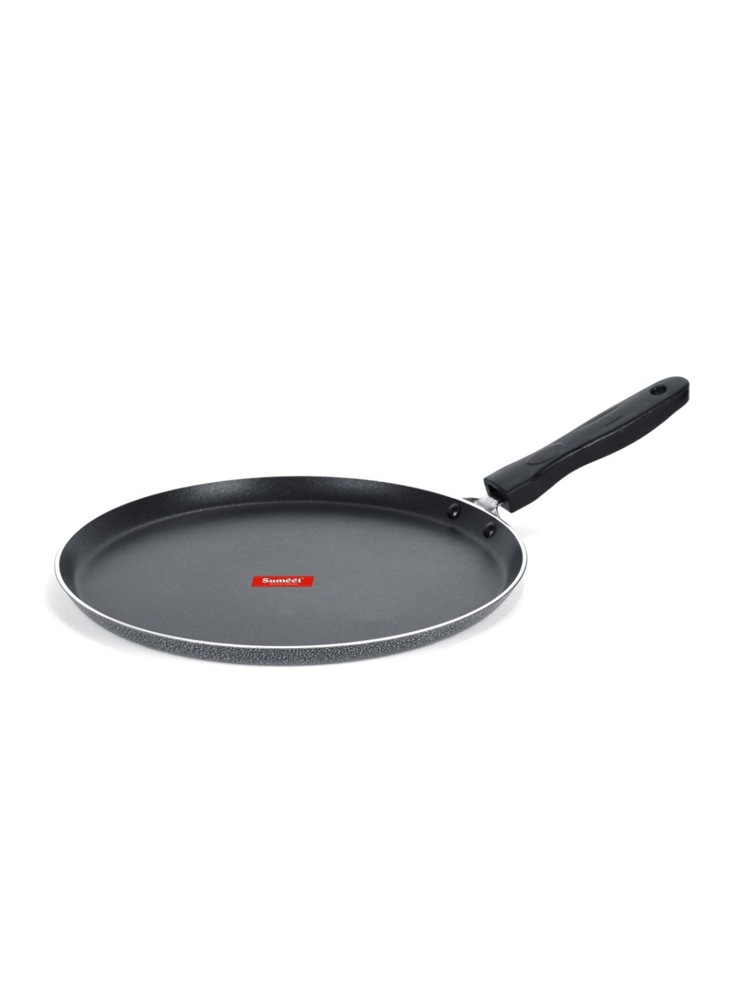 Sumeet Gold Series Pre Seasoned Cast Iron Concave Tawa for Roti 27cm 1.8kg, Gas & Induction-Friendly