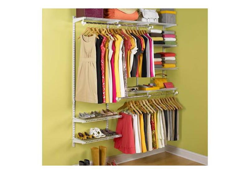 Home Basics Storage Closet with Shelving