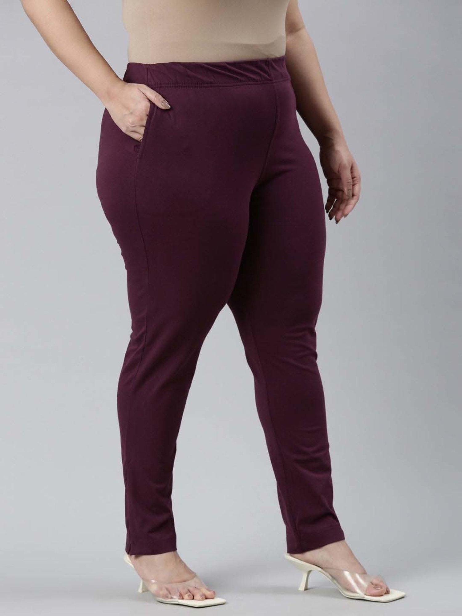 Go Colors! Purple Cotton Pants