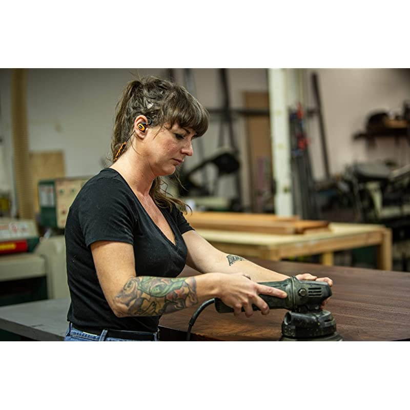 PRO 2.0 Bluetooth Earplug Headphones, 27 dB Noise Reduction Rating, 16+ Hour Battery, IP67 Durability, Noise Cancelling Mic, OSHA Compliant Professional Hearing Protector (Safety Orange)