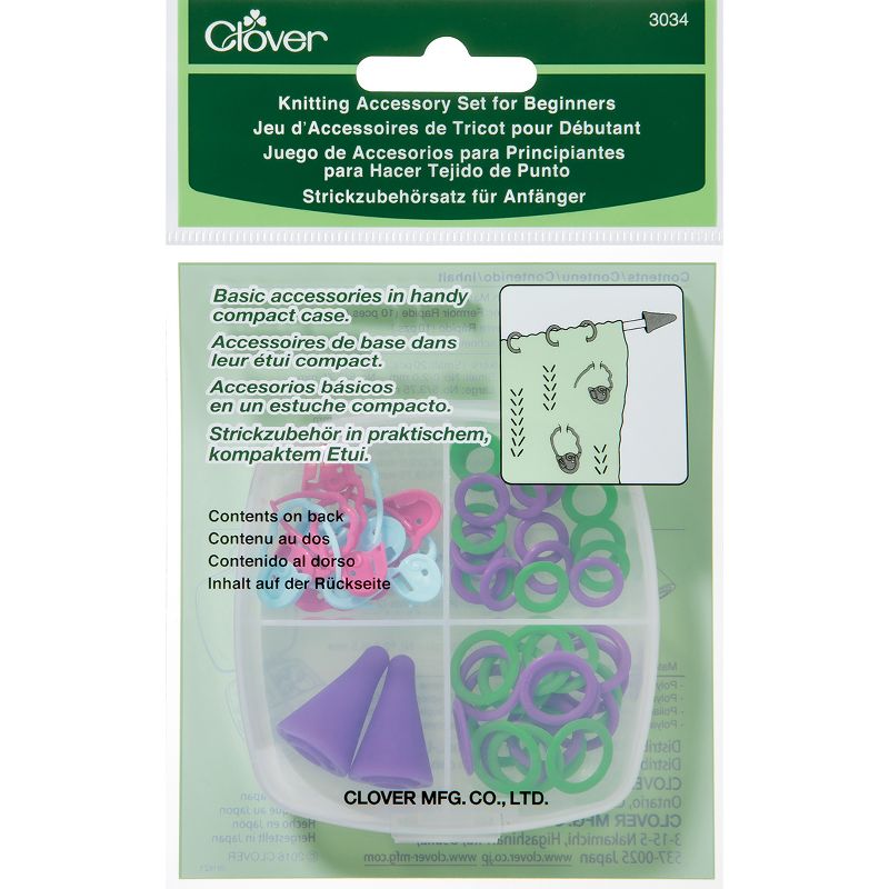 Clover Knitting Accessory Set For Beginners