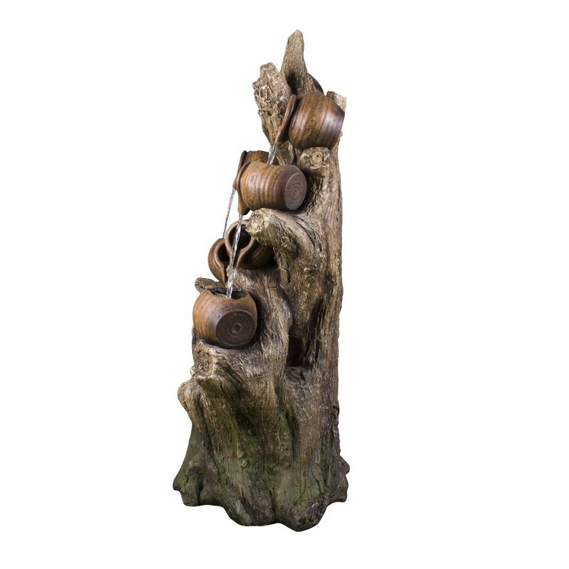 Ceramic Cascading Vines Garden Fountain - Acorn Hollow