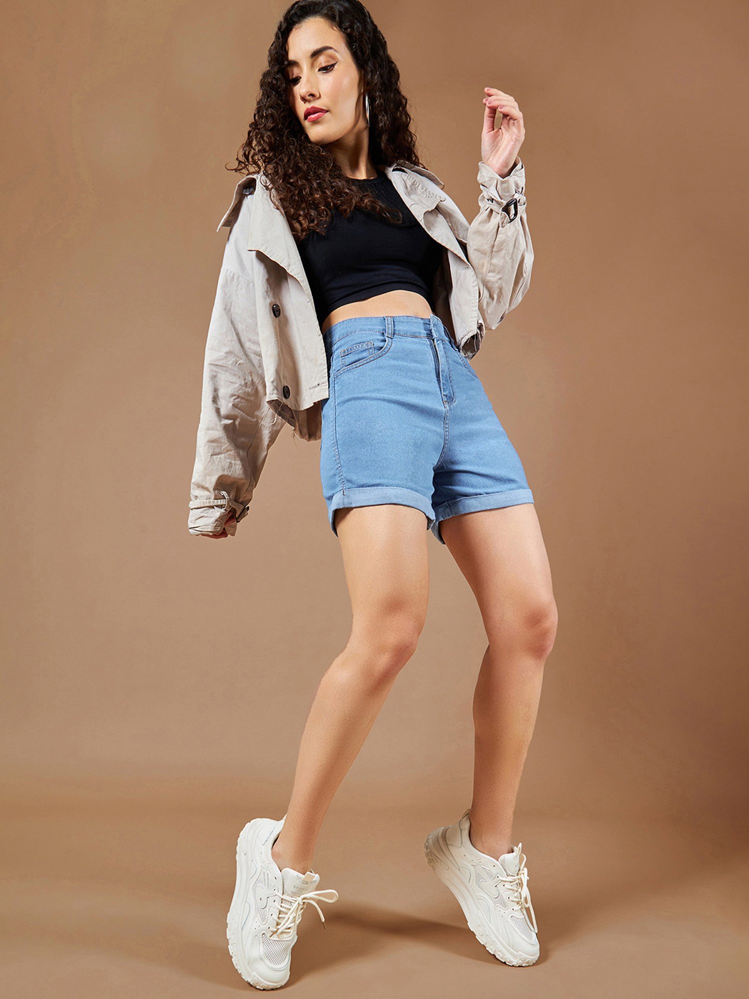 DOLCE CRUDO Blue Shorts