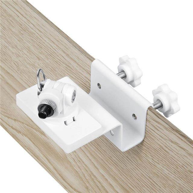 Wasserstein Weatherproof Gutter Mount for Arlo Pro, Arlo Pro 2 & Arlo HD, White