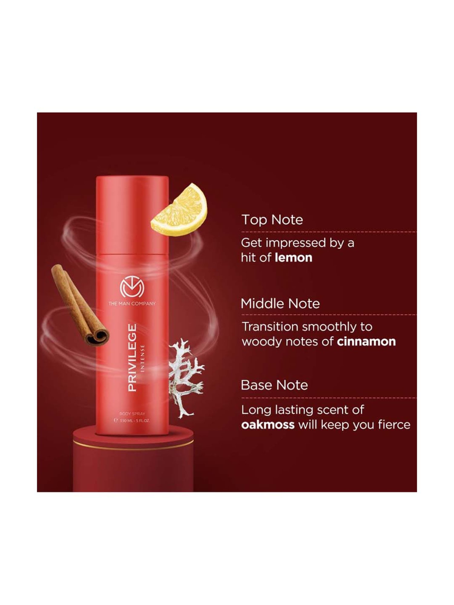 The Man Company Privilege Deodorants for Men - Active, Bold & Intense Everyday Use Deo s Combo Pack