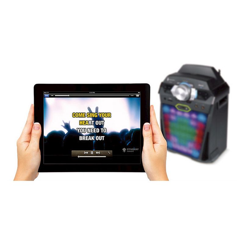 Singing Machine Vibe Hi-Def Karaoke System - Black (SDL366)