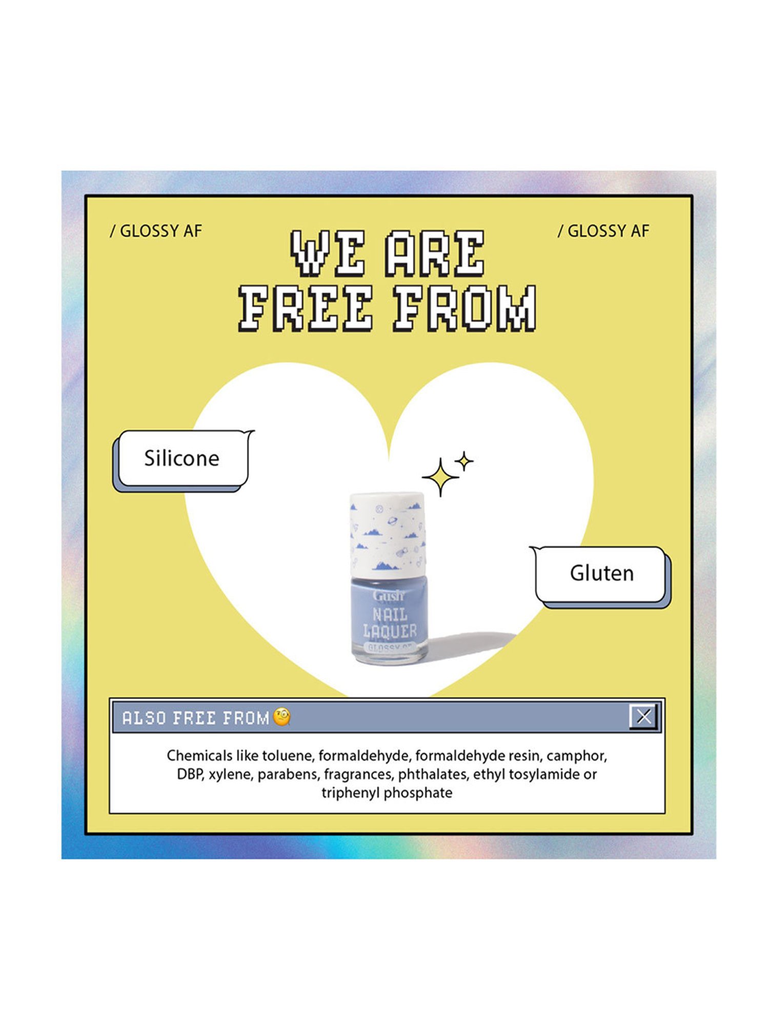 Gush Nail Lacquer Berry Fro Yo - 7 ml