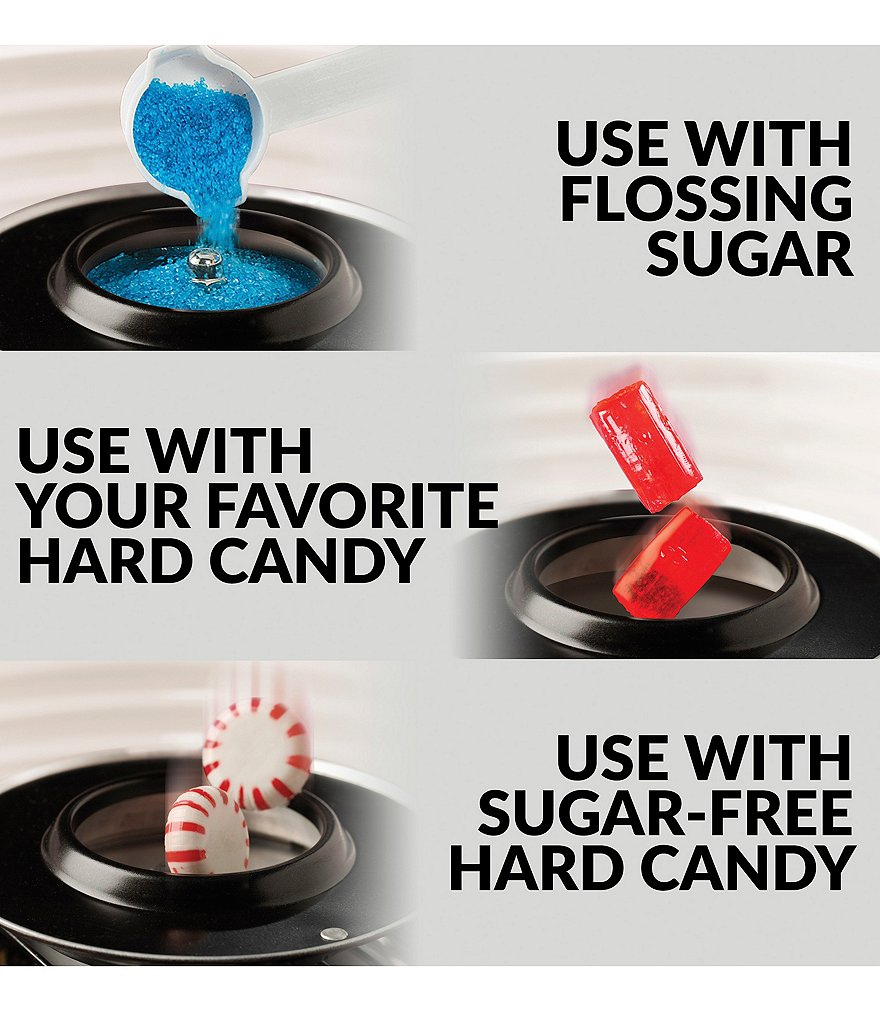 Nostalgia Electrics Retro Hard Candy Cotton Candy Maker