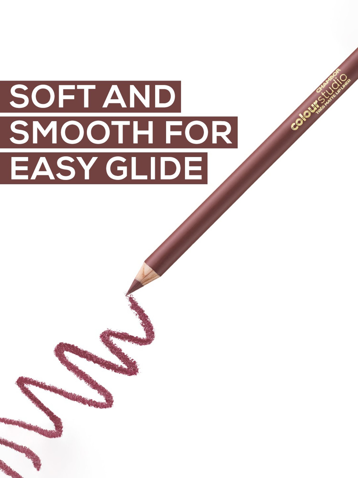 CHAMBOR Colour Studio Tres Matte Lip Liner 01 Sierre Cedar - 1.14 gm