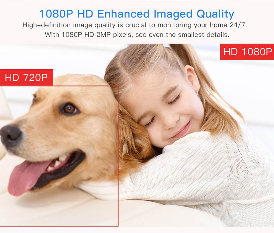 Wifi Tuya Camera Smart Life PTZ 1080P Full HD indoor IR Motion Auto Tracking Security Surveillance Google Home