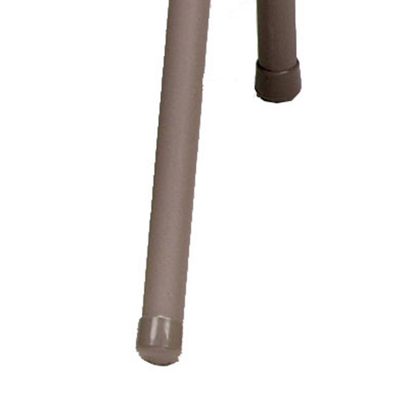 4pc Sudden Comfort Deluxe Fabric Padded Folding Chair Chicory Lace Frame and Dunes Fabric - Sudden Comfort