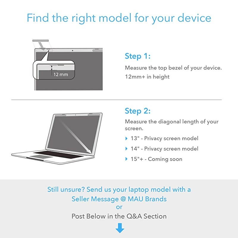 Magnetic Privacy Screen AntiGlare Filter 156 Inch | AntiSpy Glass Screen Film Universal 156quot