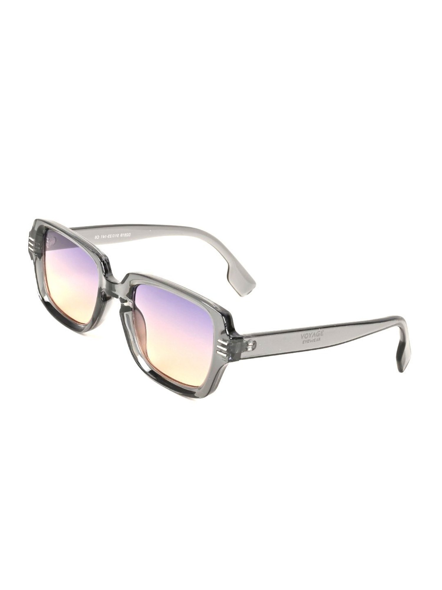 Voyage Grey Wayfarer UV Protection Unisex Sunglasses
