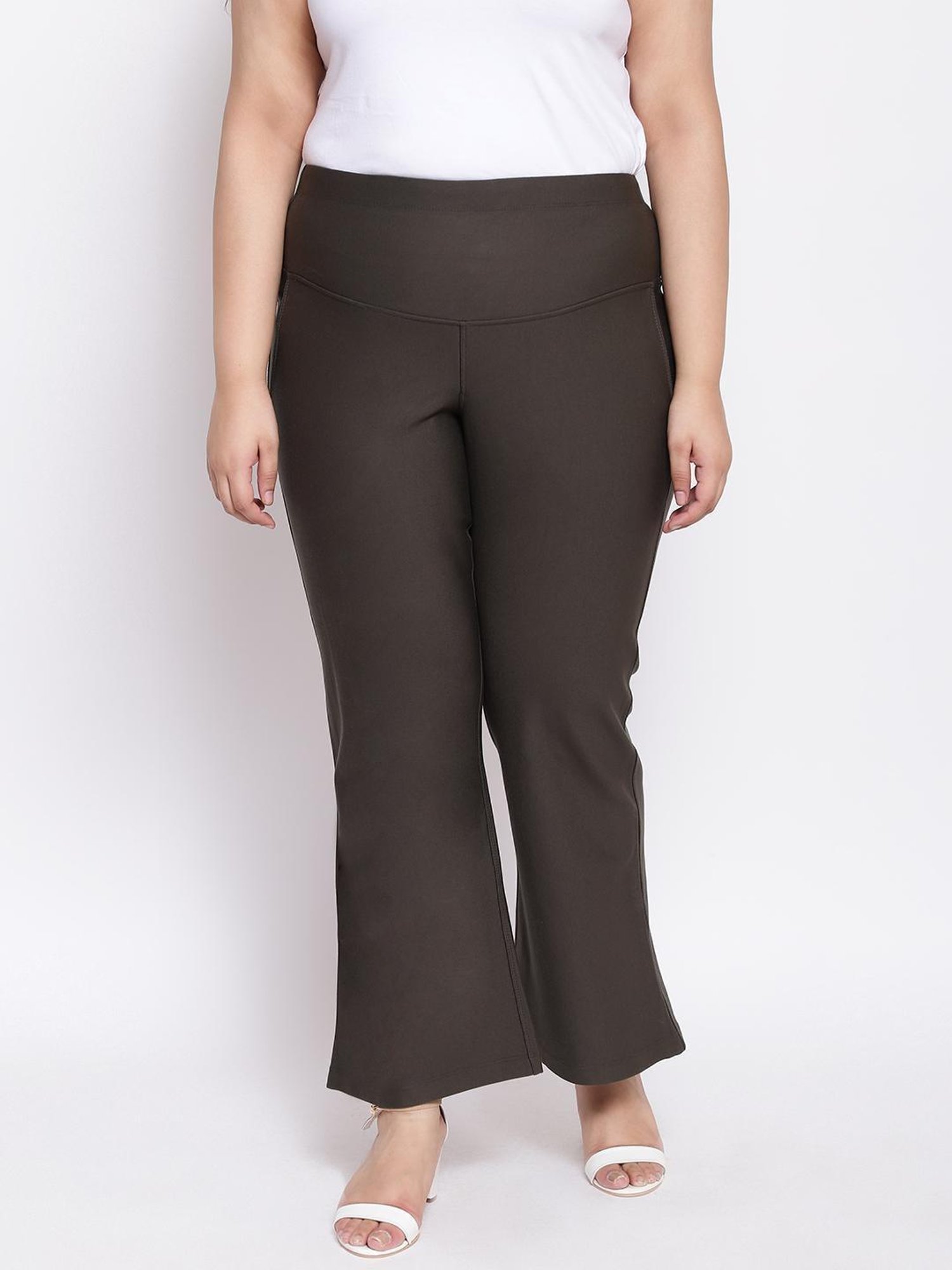 Amydus Brown Bootcut Jeggings