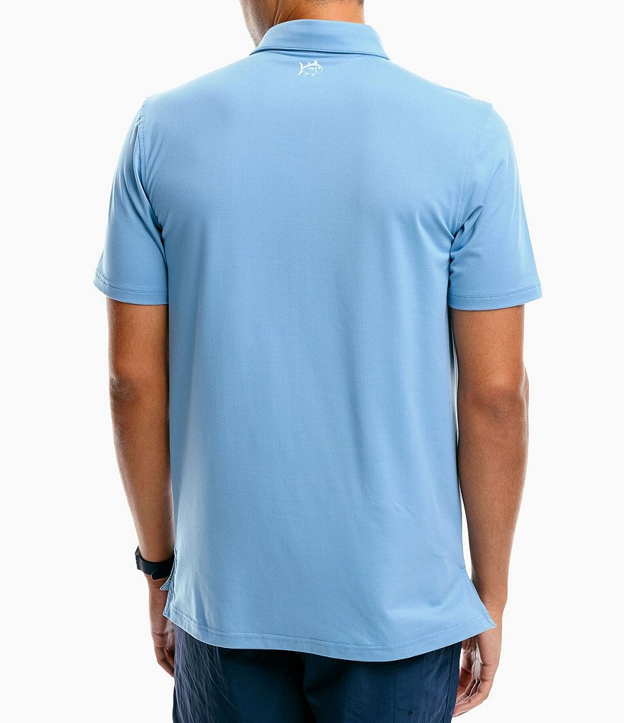 Visconti Petal Print Short-Sleeve Polo Shirt