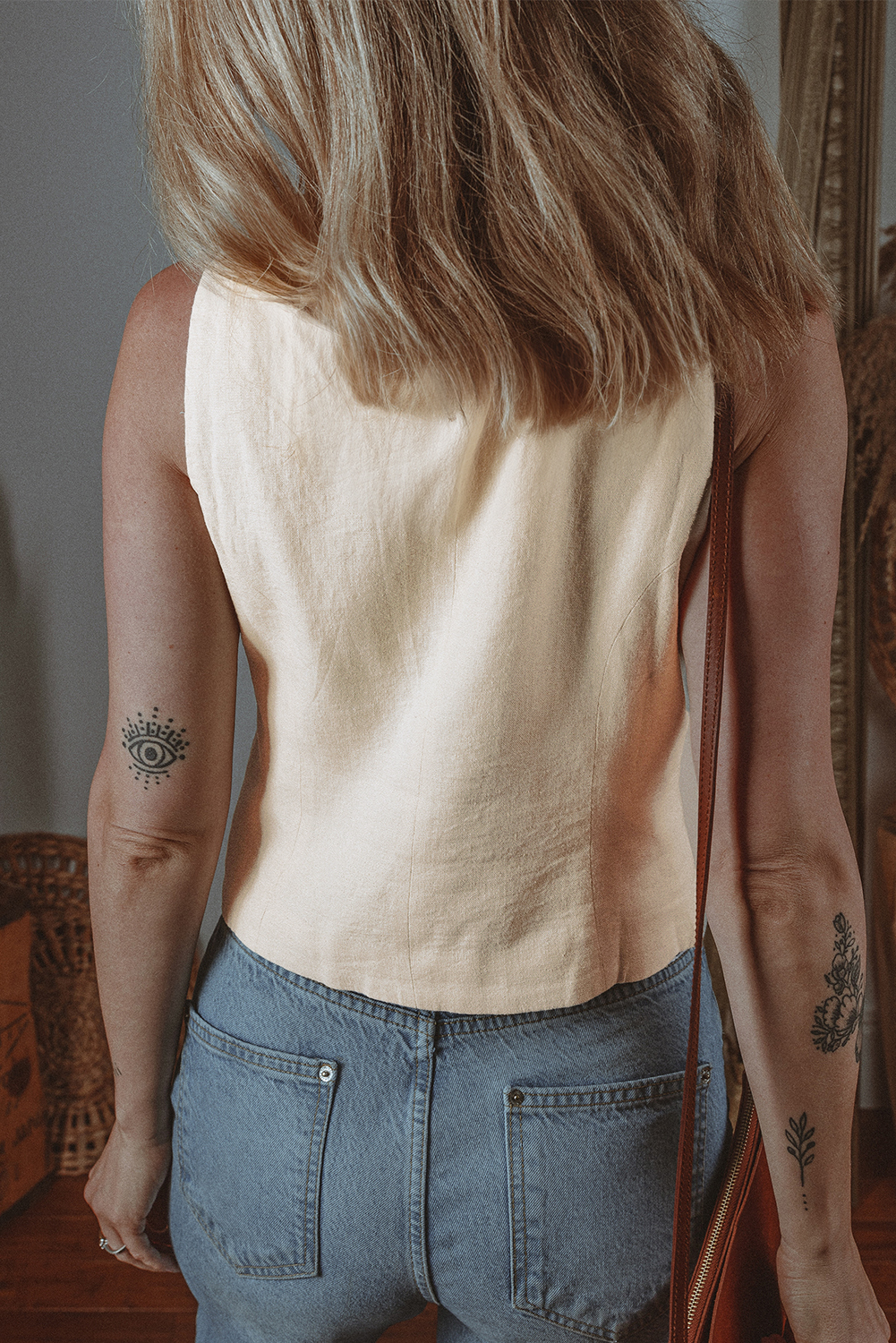 Brown Plaid Button Up Long Sleeve Flannel Shacket