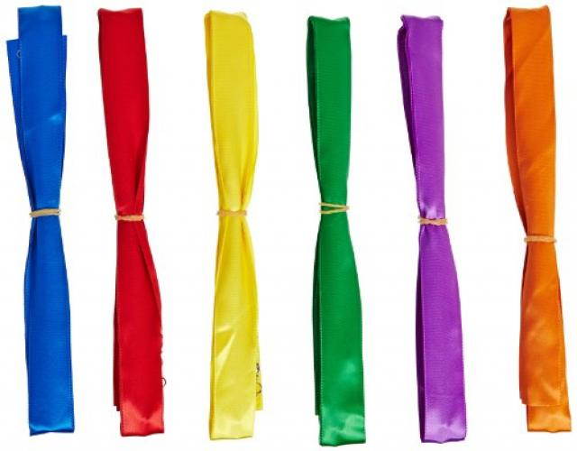 Sportime 36 in Rainbow Ribbon Wands, Set of 6