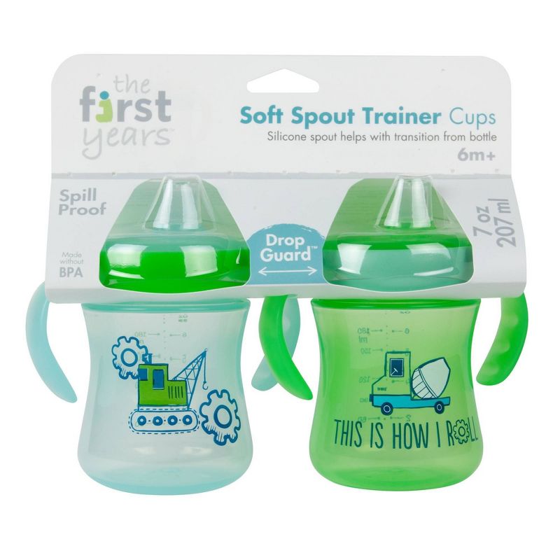 The First Years Soft Spout Trainer 2pk Cup - I'm A Star - 7oz
