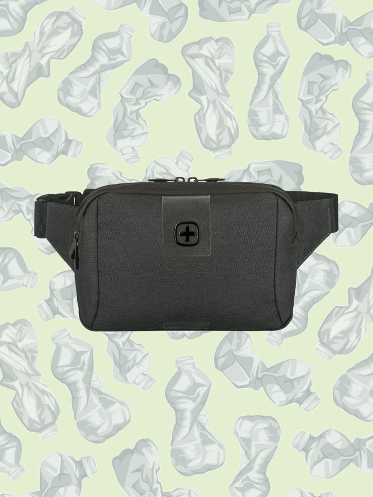 Wenger Grey Solid Waist Pouch