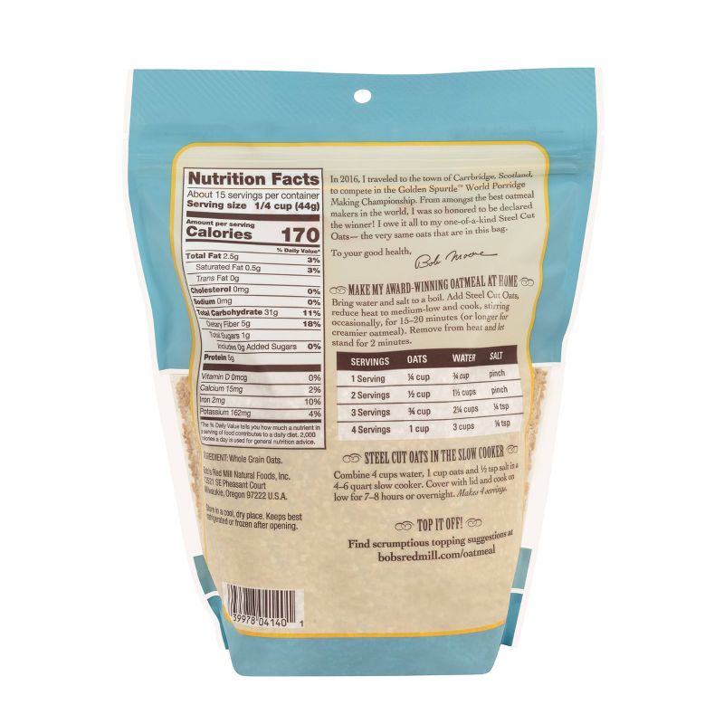 Bob's Red Mill Steel Cut Oats - 24oz