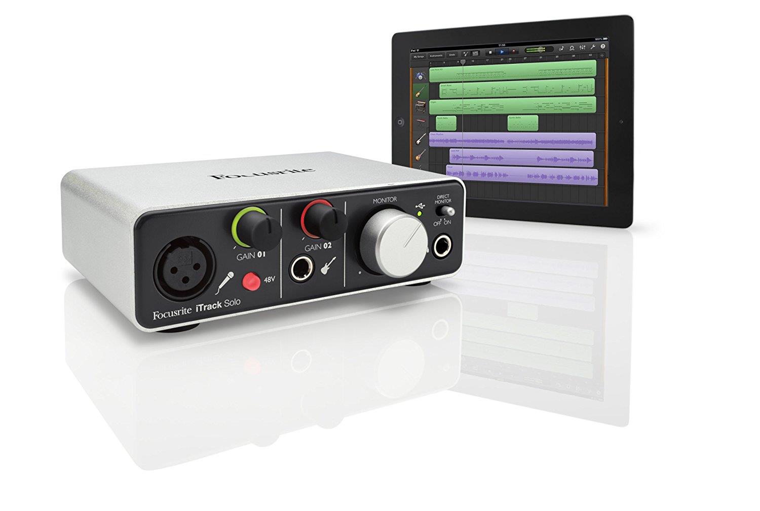 Focusrite iTrack Solo Audio Interface (Lightning Version)
