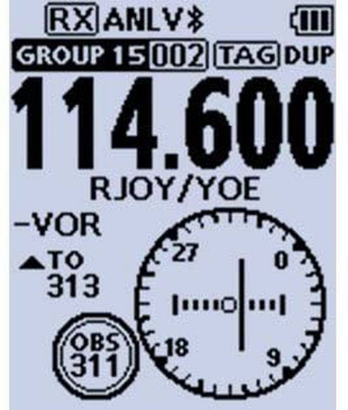Icom IC-A25N VHF Airband Transceiver (NAV & COM channels)