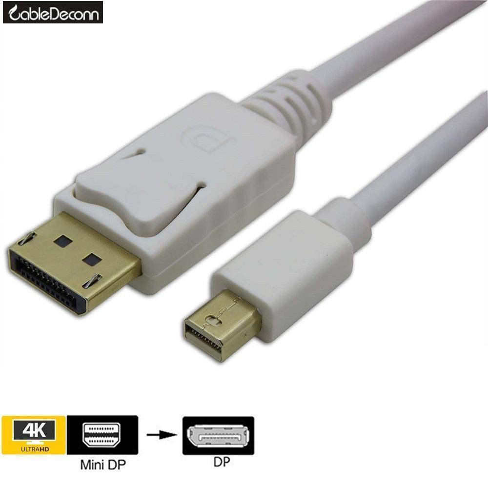 CableDeconn Mini DP to DP Cable,Gold Plated Thunderbolt Port to DisplayPort 6f