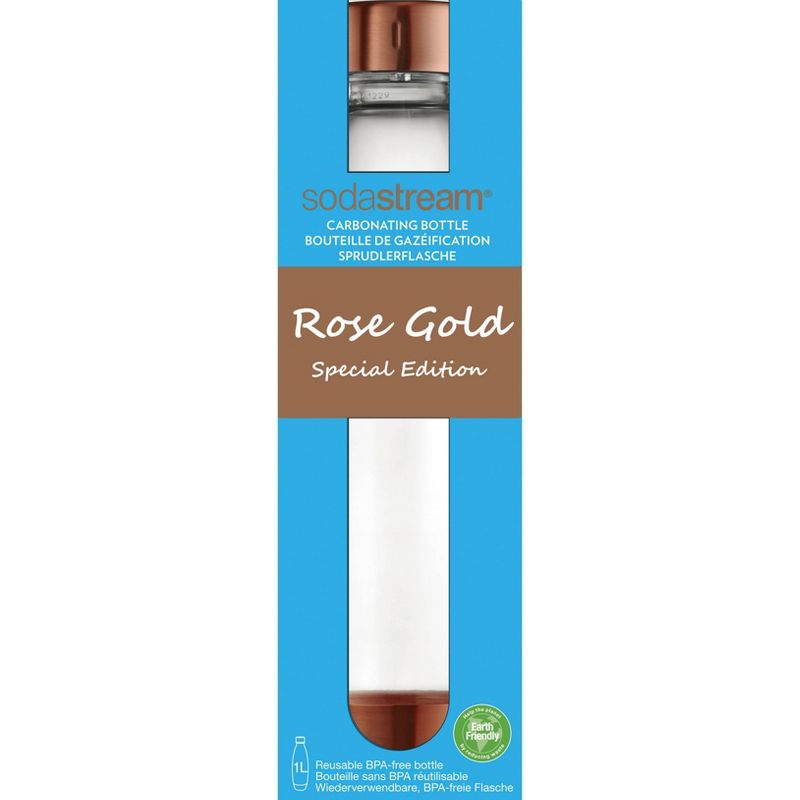 SodaStream 1L Carbonating Bottle - Rose  Gold