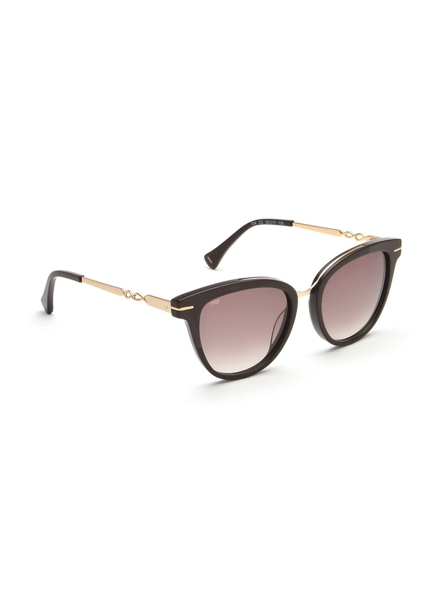 Image IMS734C2SG Brown Oval Sunglasses